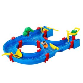 VEVOR Water Table for Toddlers, Kids Activity Play Waterway, Outdoor Summer Water Park Playset with 39PCS Accessories for Backyard Lawn Beach